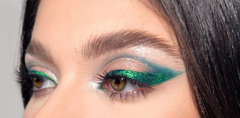 How to wear colored eyeliner - Green - Emerald Eyeliner