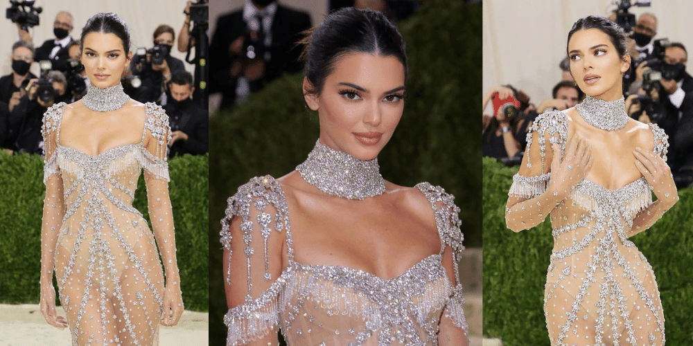 Kendall Jenner Wears Sheer Givenchy Gown to the 2021 Met Gala